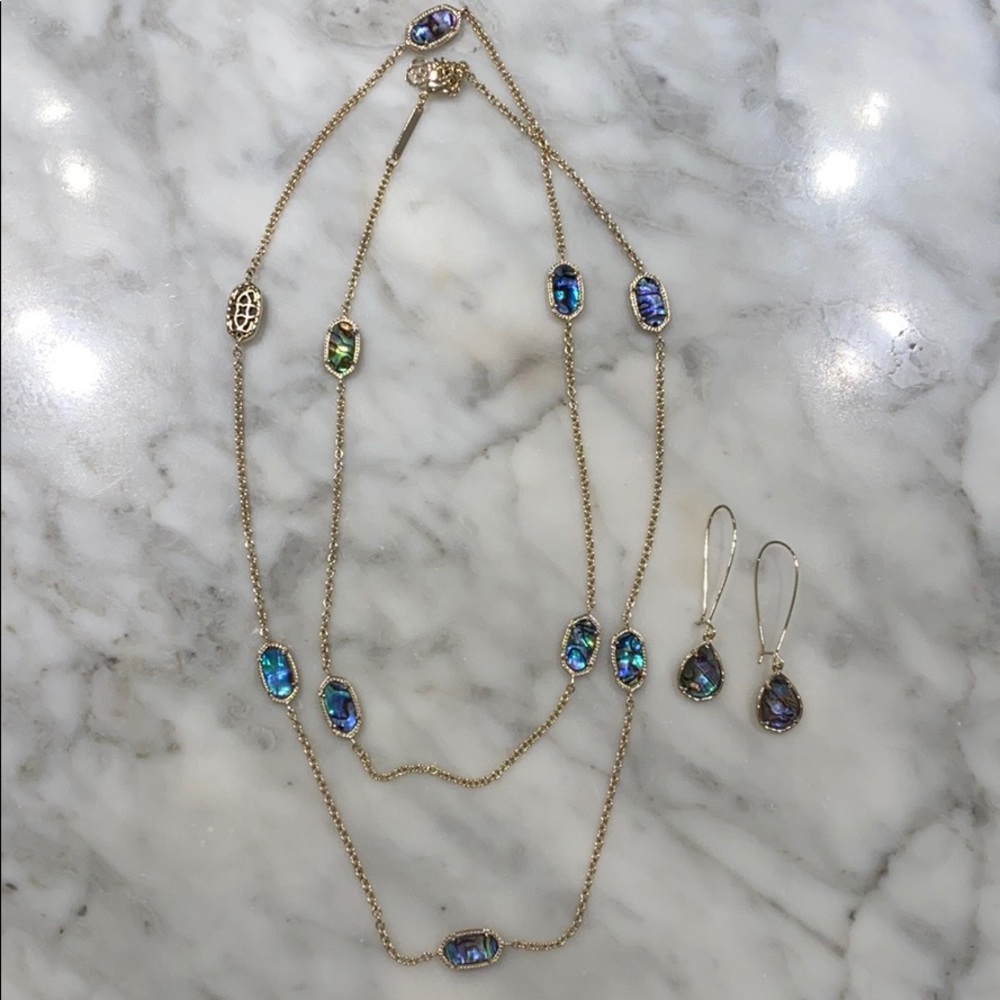 Kendra Scott Necklace and Earring Set